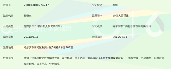 哈爾濱申達(dá)偉業(yè)商貿(mào)公司簡(jiǎn)介 - 計(jì)算機(jī)軟硬件及輔助設(shè)備零售業(yè)務(wù)